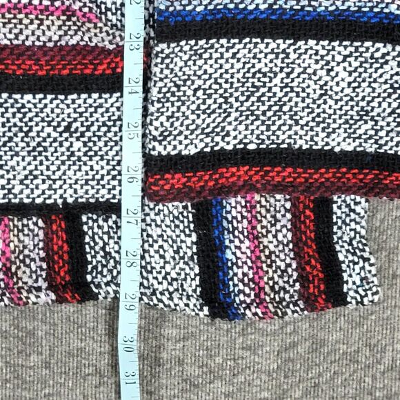 Artesanias Hoodie Mens L Striped Baja California Surfer Skater Sweater Drug Rug - Picture 4 of 10